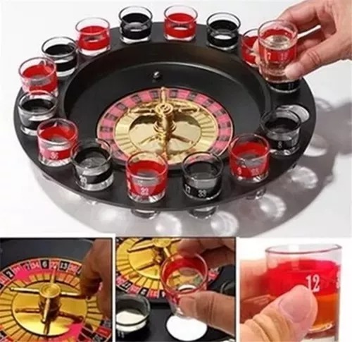 Miniatura 2 de Juego Para Beber Licor Ruleta 16 Copas